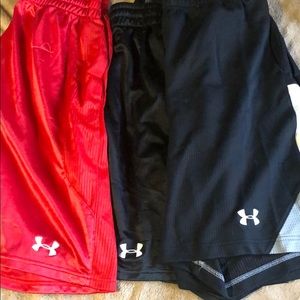 3 underarmour shorts